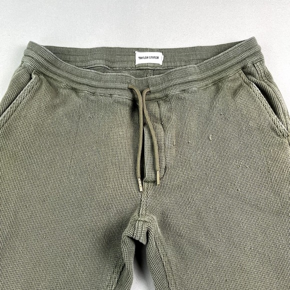 Taylor Stitch Apres Olive Green Sweatpants - Picture 2 of 11